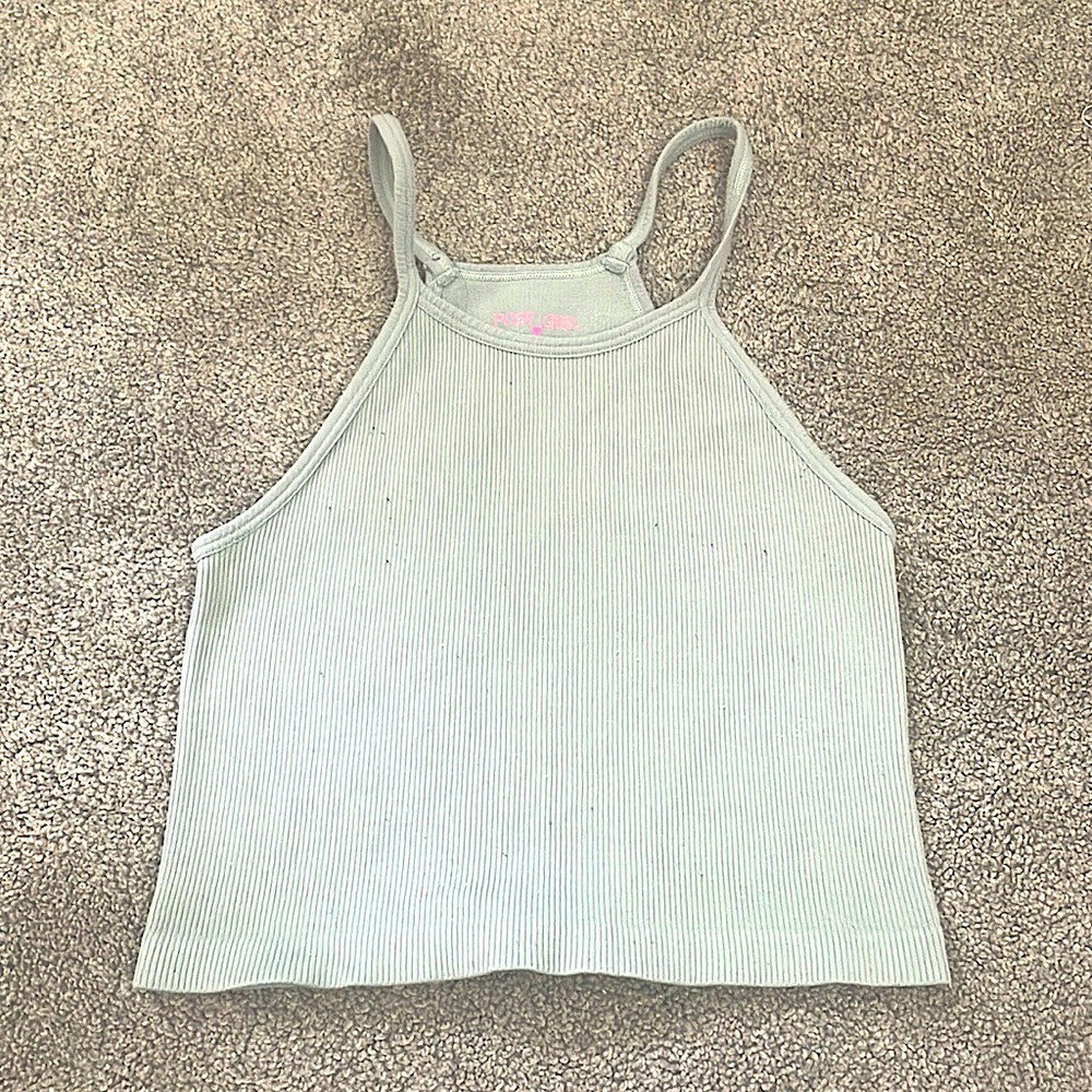 Sage green tank for sell I’ve worn like 3 times
